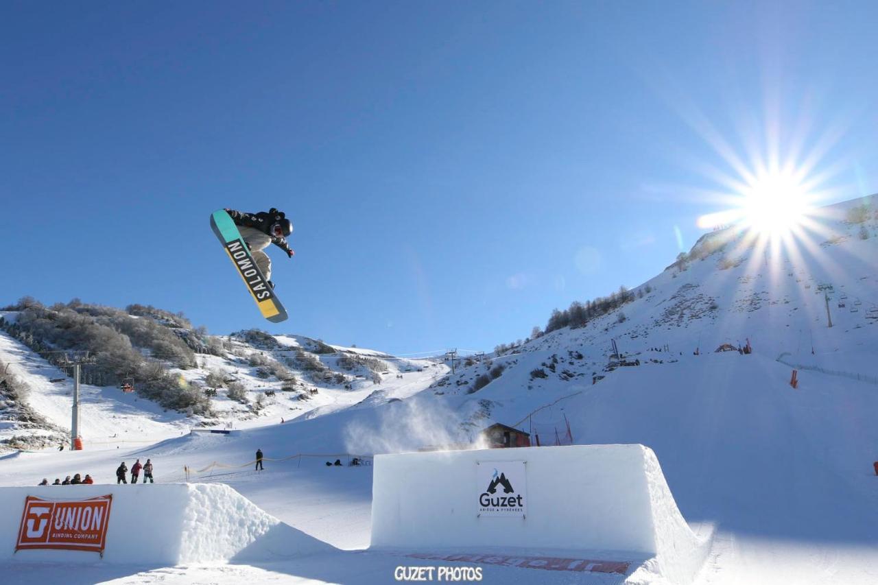 Pleine Nature Pied Pistes Piscine Chauffee Ustou Εξωτερικό φωτογραφία